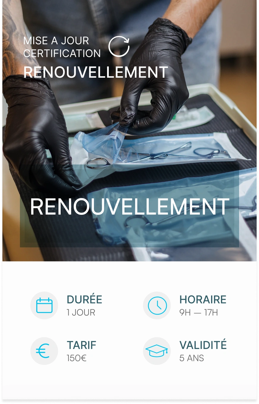 Hygiène et Salubrité – RENOUVELLEMENT