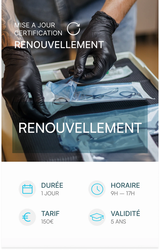 Hygiène et Salubrité – RENOUVELLEMENT